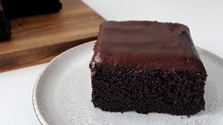 Moist Chocolate Cake Recipe  How To Make Moist Chocolate Cake [upl. by Onimixam]