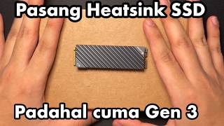 Pasang Heatsink di SSD biar adem  PC Update Vlog [upl. by Mord]