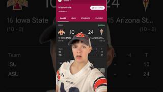 Arizona State vs Iowa State Halftime Report collegefootballfootballsportsshortsviral [upl. by Acillegna783]