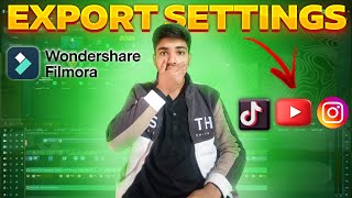 How to Export High Quality Video in Filmora 13 [upl. by Raffin]