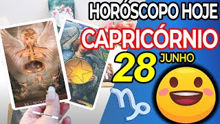 UM PRESENTE INESPERADO😍 Capricórnio ♑ 28 Junho 2024  Horoscopo do dia de hoje ♑ Tarot Capricórnio [upl. by Sukramal585]