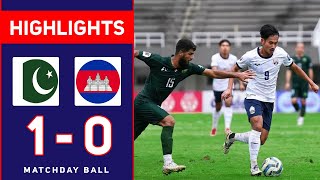 HIGHLIGHTS  Pakistan vs Cambodia 10  2nd Leg  2026 FIFA World Cup qualification [upl. by Anaejer]