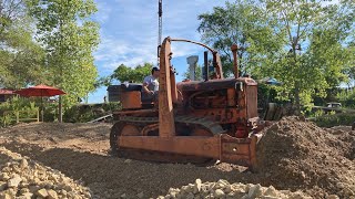 AllisChalmers K Dozing Gravel in the Pit  Straight Stack Music Hastings MN 2023 [upl. by Anilev]