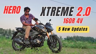 2024 Hero Xtreme 160R 4V 20 Detail Ride Review  5 New Amazing Updates [upl. by Zita]