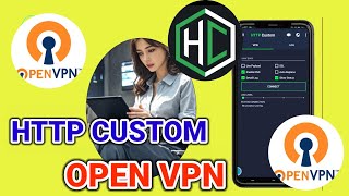 How to setup http custom vpn with open vpn server settings for Secure online browsing [upl. by Melak]