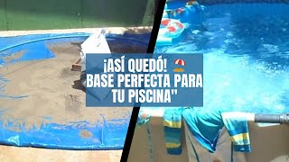 ¡Monté una Piscina de 3 Metros con Base de Arena Suave [upl. by Bunni]