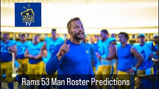 Rams 53Man Roster Predictions Ramshousetv rams nfl larams [upl. by Assirok]