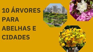 10 Excelente arvores para ABELHAS e ARBORIZAÇÃO URBANA [upl. by Flemming]