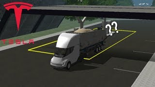 Cargo Transport Simulator Update Tesla Semi Truck Gameplay [upl. by Yevette941]