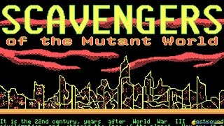 Scavengers of the Mutant World gameplay PC Game 1988 [upl. by Kinghorn]