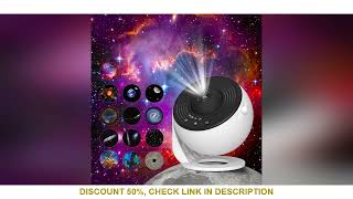 Night Light Galaxy Projector Starry Sky Projector 360 Rotate Planetarium Lamp For Kids Bedroom Valen [upl. by Anelrahs]