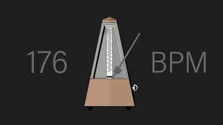 176 BPM Metronome [upl. by Durham]