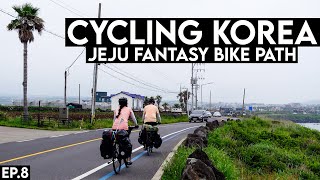 Cycling Korea Ep8 🇰🇷 Jeju Fantasy Bike Path  Jeju City to Geumneung Beach [upl. by Irrok]