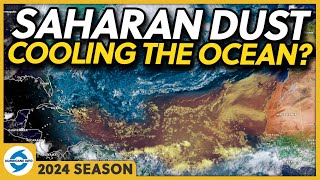 Saharan dust protects us temporarily but it will change in August Hurricane season [upl. by Adnahc505]