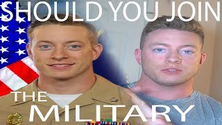 SHOULD YOU JOIN THE MILITARY  My Thoughts  My Story [upl. by Babcock]