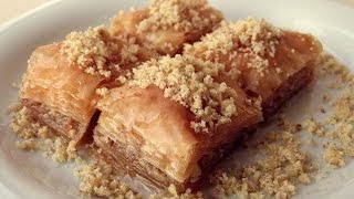 Turkish Baklava Recipe  Traditional Baklawa Recipe [upl. by Tomkiel]