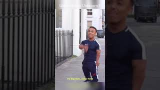 Likkle Man Robs Unknown P In LONDON Broad Daylight Unknown P vs Likkle Man [upl. by Terrab635]