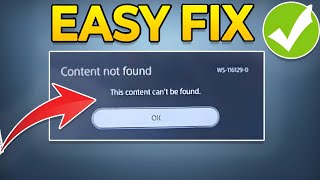 How to Fix quotContent Not Foundquot COD WARZONE Error code WS1161290 [upl. by Quin]