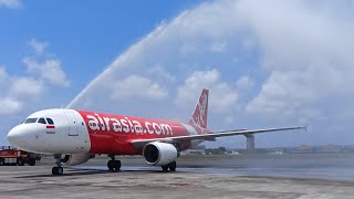 Inaugural Flight Indonesia AirAsia Hong Kong  Bali [upl. by Shelley]