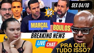 🔥AO VIVO TR3TA GIGANTESCA ENTRE MARÇAL E BOULOS NO DEBATE DA GLOBO [upl. by Peacock]