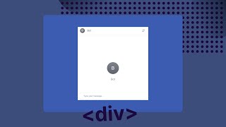 Simply integrate a chatbot into a div [upl. by Zacharias506]