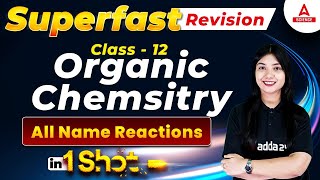 All Name Reactions of Organic Chemistry in One Shot  Class 12  By Ayushi Maam [upl. by Aiyekal]