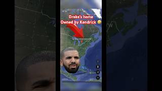 Drake’s home owned by Kendrickon GoogLe EarTh🌍shorts viral drake shortsfeed shortsvideo [upl. by Isiad]