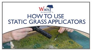 How to use WWScenics Static Grass and Pro Grass Applicator Range [upl. by Nadab118]