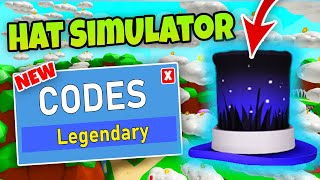 ROBLOX HAT SIMULATOR CODES  All Working Codes [upl. by Odnumde]