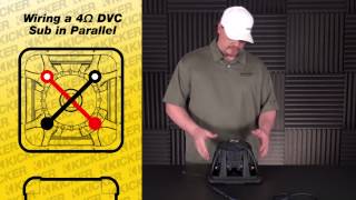 Subwoofer Wiring One 4 ohm Dual Voice Coil Sub in Parallel [upl. by Holman]