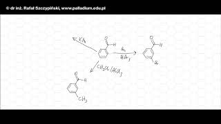 Wybrane reakcje benzaldehydu [upl. by Oicnerual]