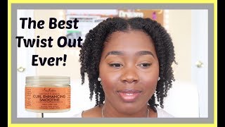 The BEST Twist out Ever Shea Moisture Curl Enhancing Smoothie Mickisha 868 [upl. by Eilra]