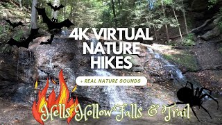 4K Virtual Hikes quotIs this HEAVEN or HELLquot Hells Hollow Falls amp Trail McConnells Mill State Park [upl. by Trillbee507]