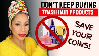 STOP BUYING TRASH  BEST NATURAL HAIR PRODUCTS FOR BEGINNERS [upl. by Lammaj]