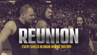 Every Shield Reunion in WWE History [upl. by Aliab]