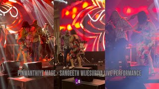 Pinwanthiye Mage  Sangeeth Wijesuriya Live performance  Wayo Live  4K Video [upl. by Llenrac]