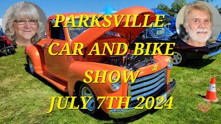 252 THE PARKSVILLE CAR amp BIKE SHOW  JULY 7 2024 classiccarshows carshows classiccars coolcars [upl. by Eldoria]