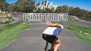 SURFSKATING PUMP TRACK  SMOOTHSTAR SURFSKATES [upl. by Ayirp]