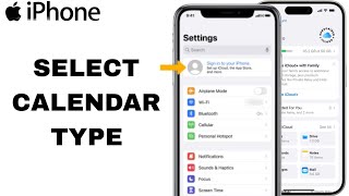 How To Select Calendar Type On iPhone Settings [upl. by Araeit]