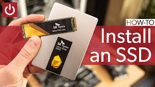 How to Install An SSD in a PC [upl. by Lobel]