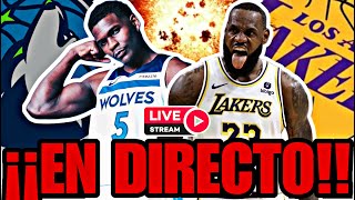 🟡​ ¡¡¡EN DIRECTO​ 🚨​​ LOS ÁNGELES LAKERS vs MINNESOTA TIMBERWOLVES 💥​ NBA EN VIVO GRATIS 🏀 [upl. by Legnaesoj]