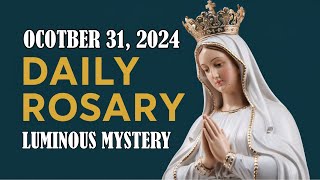 Luminous Mystery of the Rosary  Thursday  October 31 2024 [upl. by Eramat985]