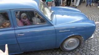 Classic cars take over the most beautiful avenue in the world  Paris [upl. by Lokin]