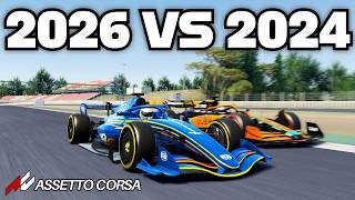 New F1 2026 Car Against 2024 F1 Car  Assetto Corsa [upl. by Ursulina]