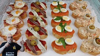 4 APERITIVOS y ENTRANTES para Navidad  Tapas Variadas y Muy Originales 🤩Canapés Fáciles🎄 [upl. by Yraunaj]