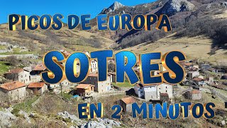 SOTRES en 2 minutos Conoce los encantos de este bonito pueblo de los Picos de Europa ASTURIAS [upl. by Liryc808]