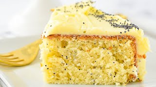 Lemon Poppy Seed Cake Recipe [upl. by Gowrie]