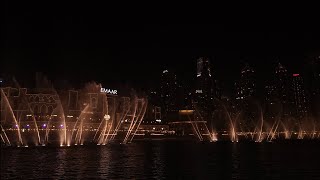 The Dubai Fountain  KalinkaКалинка By Lyudmila Zykina first performance [upl. by Spratt]