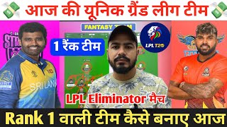 CS vs KFL Dream11 Prediction  Colombo Strikers vs Kandy Falcons Dream11 Team  CS vs KFL Dream11 [upl. by Nnayelsel]