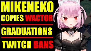 MIKENEKO  RUSHIA COPIES WACTOR GOES Spanish Twitch Bans Escalate Dokibird Announcements [upl. by Solberg]